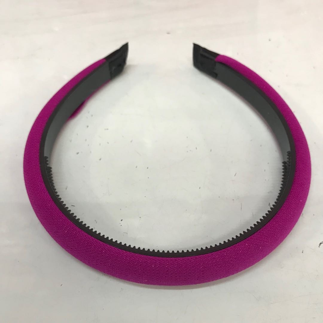 Fabric wide hair band, Japanese and Korean wavy hair pressing, anti-slip hair band, wide edge headband, hair clip headwear, pink headband for women Specification image
