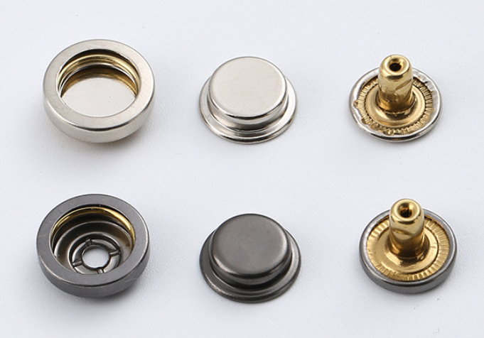 Combination of dark button metal smooth copper four - piece set of buttons thumbnail