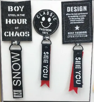 Clothing Accessories Leather Fabric Ribbon Pendant Manufacturers Direct Sales