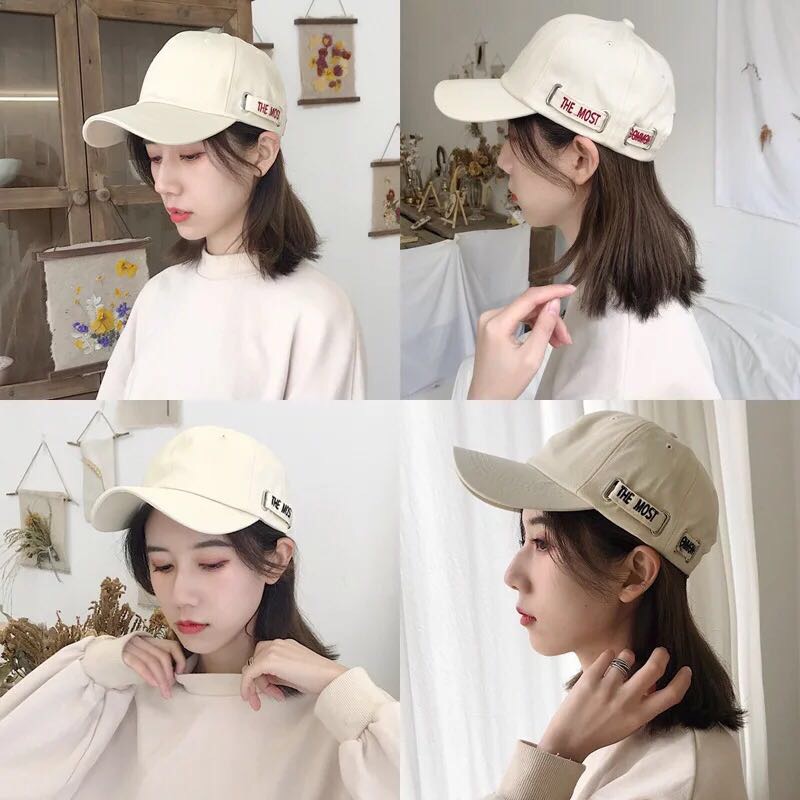 Korean Cap Summer Hoops Hoops Cap Hip Hop Baseball Cap Men And Women Fashionable Student Sun Visor details Picture