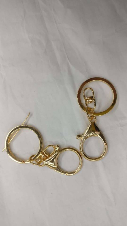 Gold plated key chain accessories thumbnail