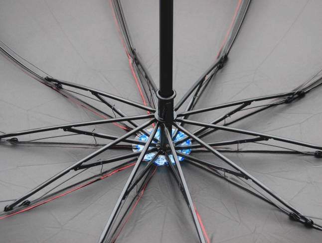 Wholesale of 10-bone Lady's business outdoor black rubber UV protection sunshade Double Large Folding Three-fold Gift umbrella Specification image