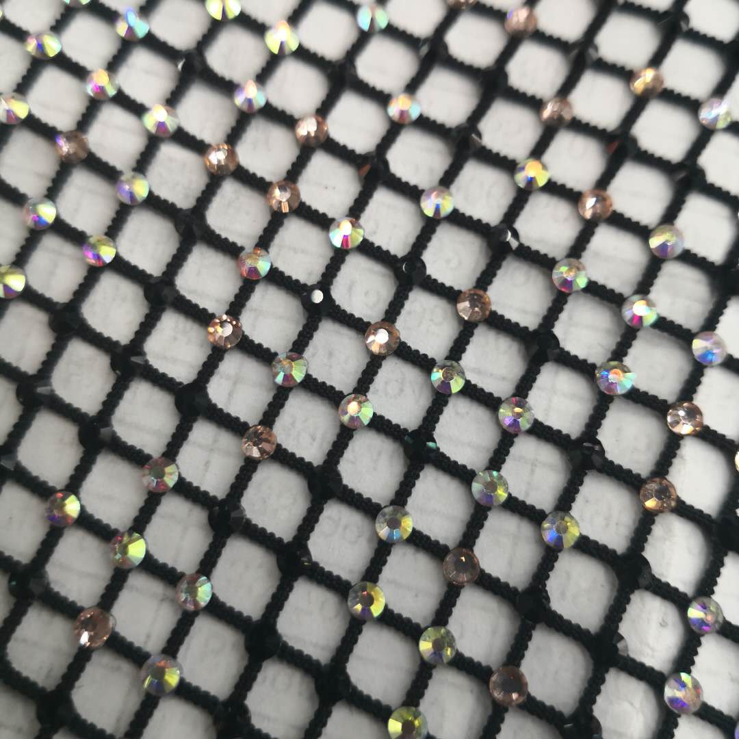 Starry sky fish mesh glass imitation diamond silver chain claw chain diamond chain shoes, clothing accessories diy accessories mobile phone sticker diamond water diamond hand-sewn diamond