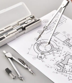 金属专业绘图设计不锈钢学生文具考试标准工程制图工具圆规套尺套装细节图