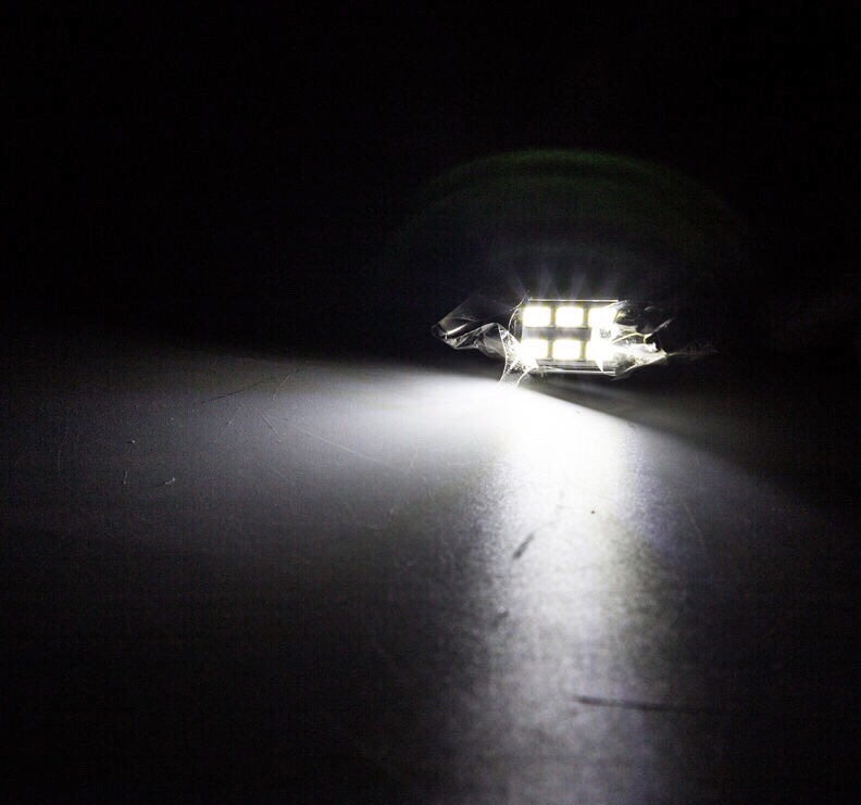 Dual Tip 12V Automotive Led Universal Reading Compartment Light Specification drawing