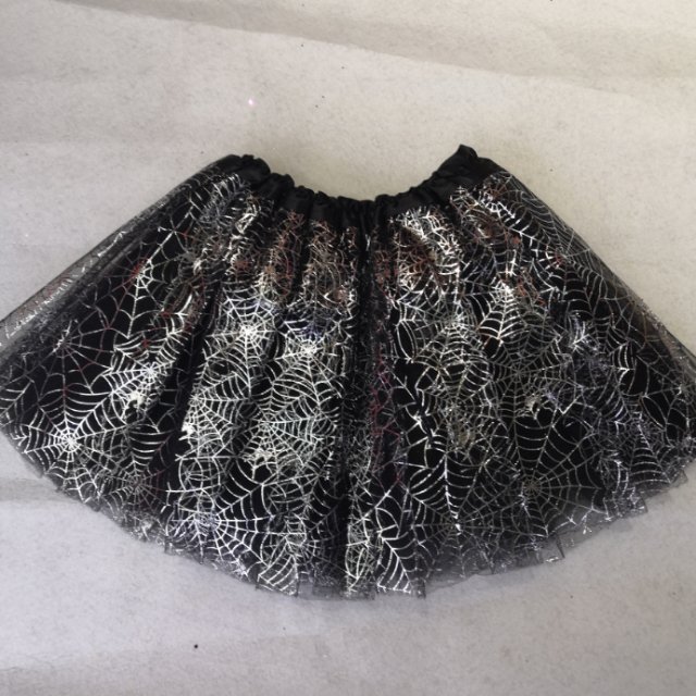 厂家直销飞飞涤纶30公分蜘蛛纱裙