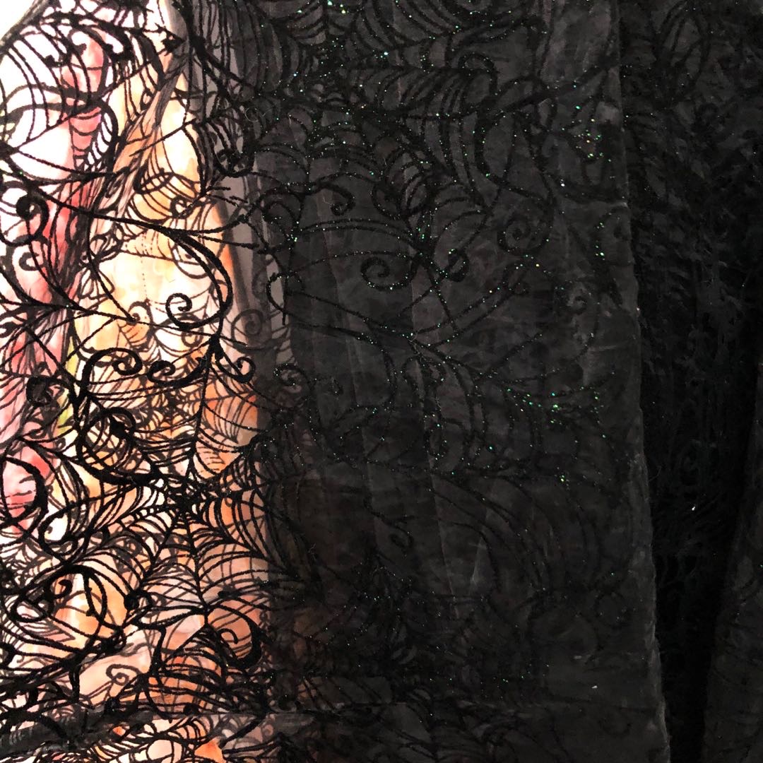 Black mesh yarn details Picture