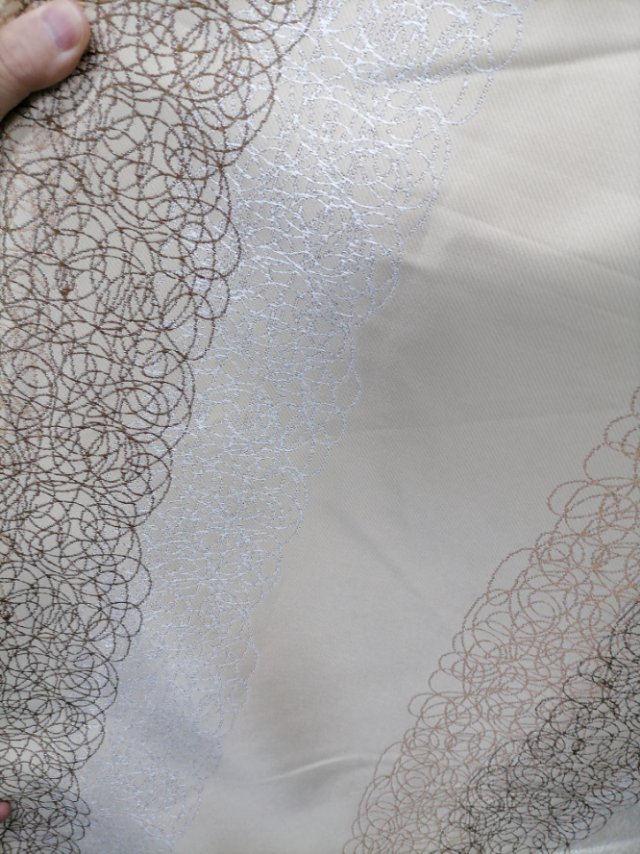 Jacquard fabric, curtain fabric, solid color, simple and suitable for living room rental, foreign trade Specification image