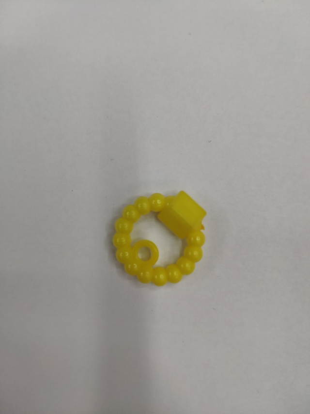 DIY jewelry accessories, cartoon rings, colorful solid color jewelry accessories Specification image