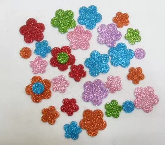 Haiming Toys Educational Toys Educational Toys Handmade Toys Diy Handmade Gold Powder Stickers Flower Paste Paper In A Variety Of Colors