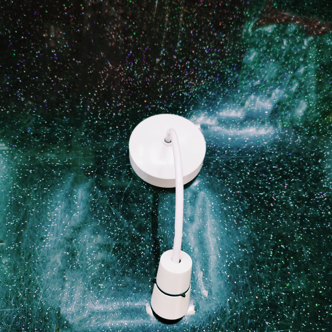 圆形全陶瓷灯头座带线家用灯座细节图