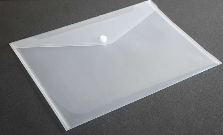 a4塑料纽扣袋定制防水资料袋档案袋票据袋