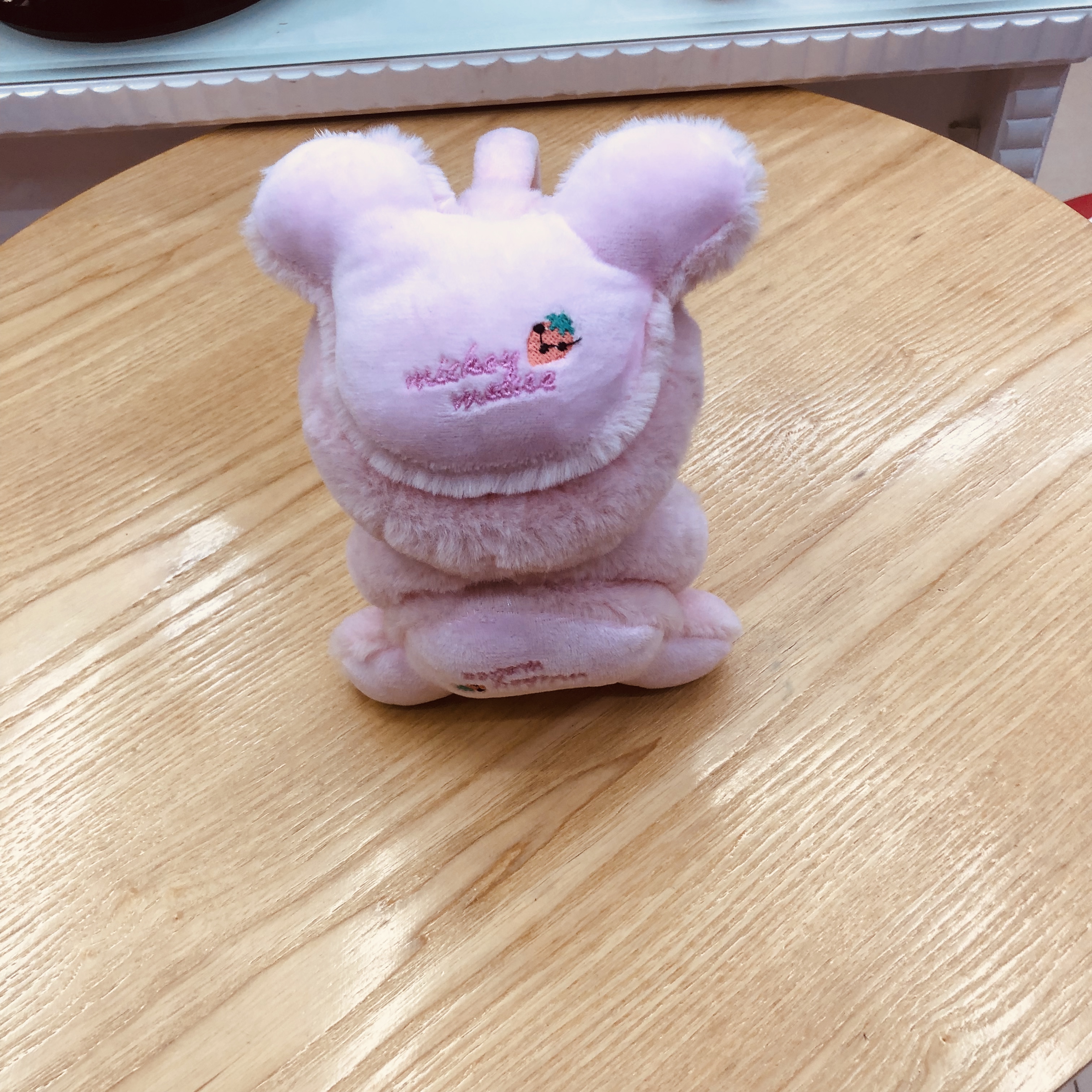 Sweet Earmuffs Winter Cute Plush Bag Cover Korean Version Of Children Adult Thickening Cold details Picture