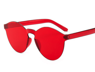 New one-piece sunglasses, candy-colored ocean sunglasses for men and fashionable sunglasses for women details Picture