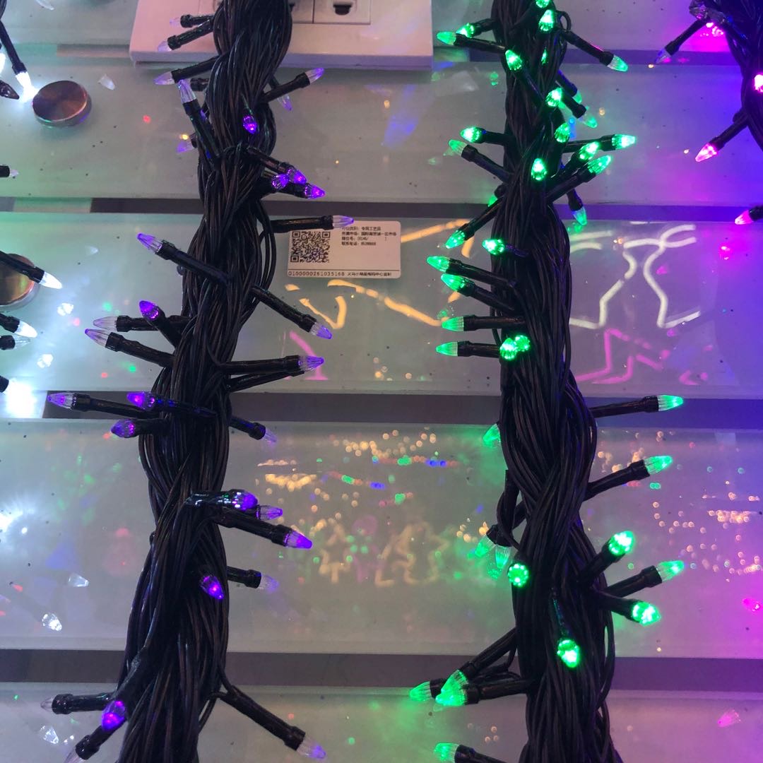 圣诞树装饰灯具灯帘多彩装饰灯串圣诞灯串产品图