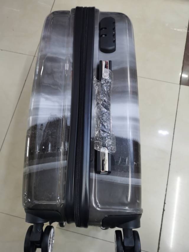 Paris Tower printed pu trolley case details Picture