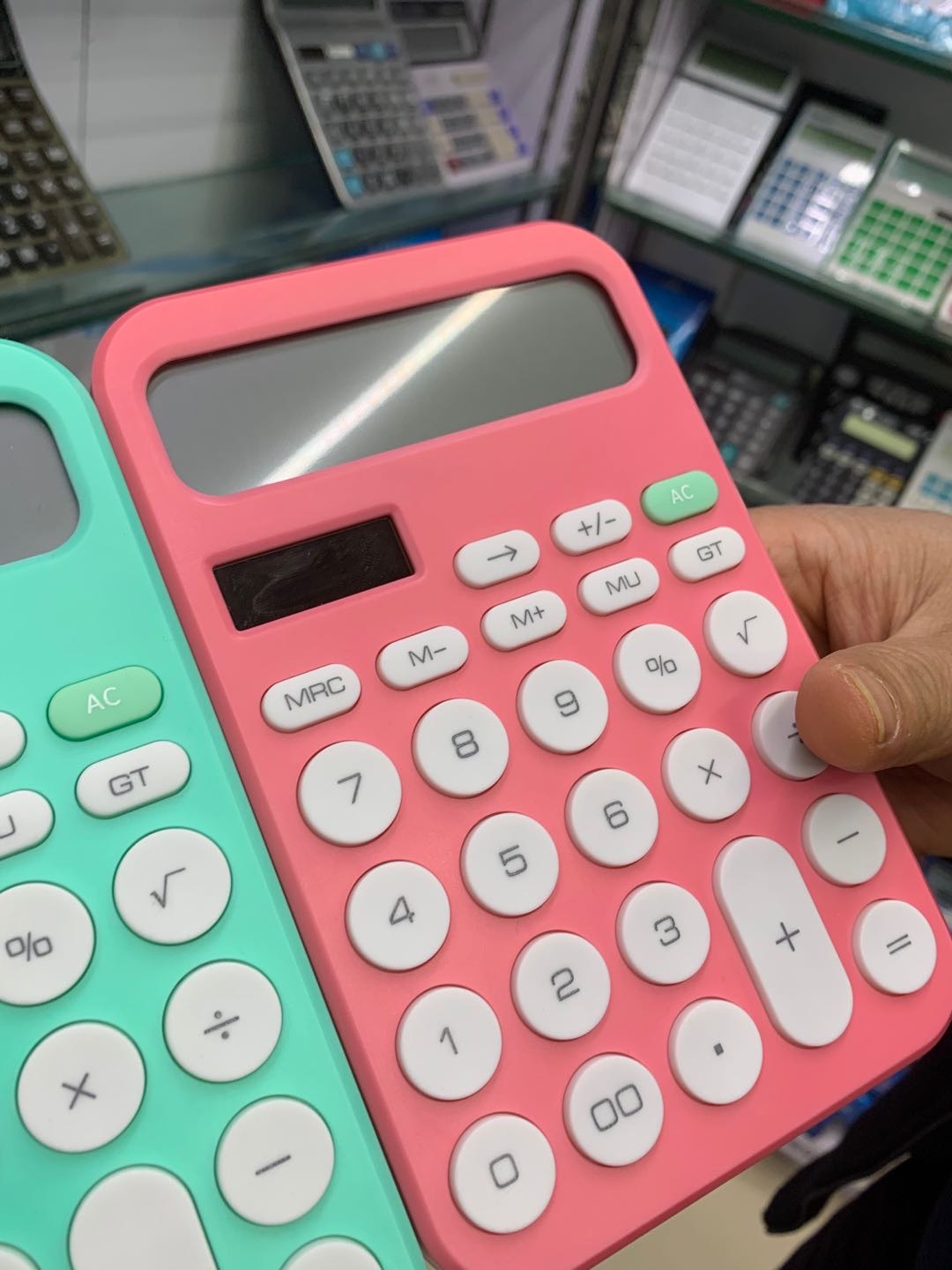 计算器带语音真人发音考试用办公用品大号大按键大屏幕女大学生会计专用小号便携记算机时尚计算器产品图