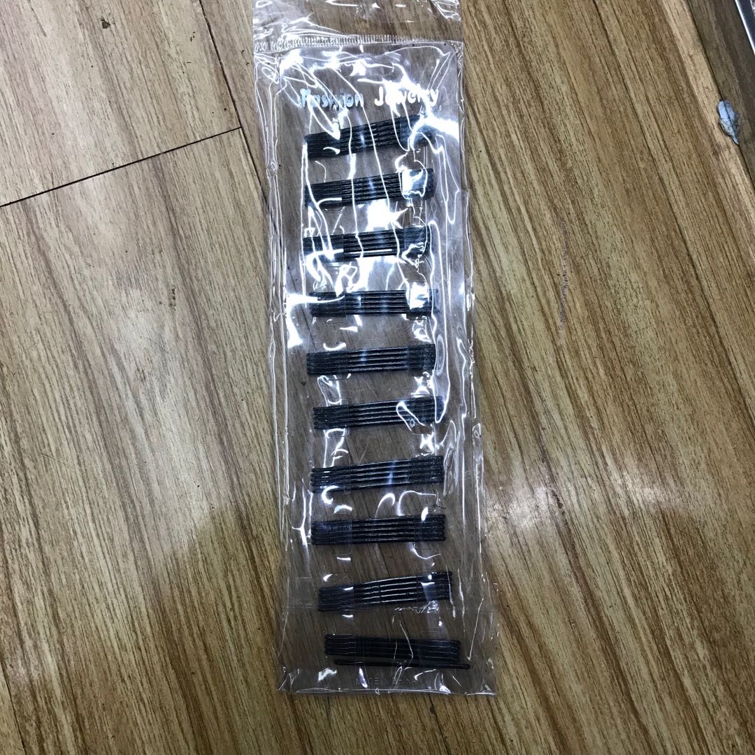 Hairpins, steel clips, headwear, small clips, Korean black female one-piece clips, hair accessories, bangs, hair top clips for adults details Picture