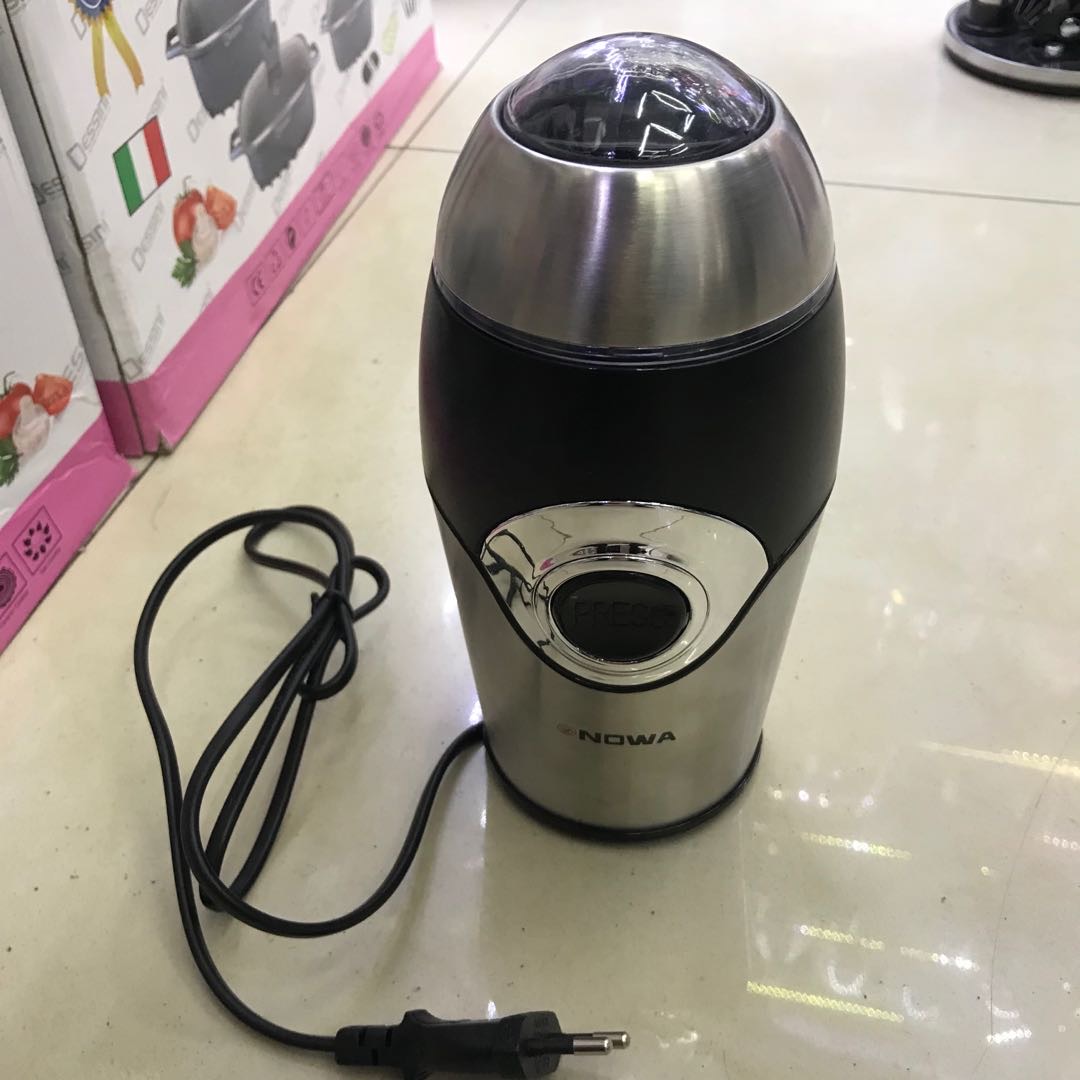 Coffee bean grinder, coffee electric grinding machine, household small hand-cranked fully automatic stainless steel grinding and on-site grinding pulverizer