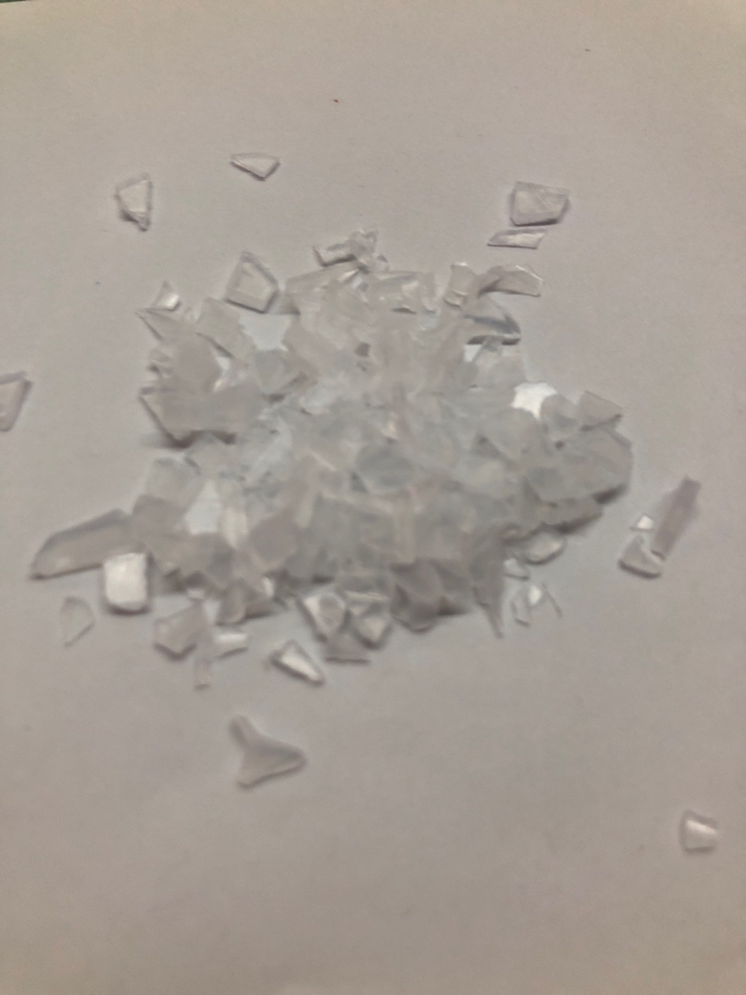 建达塑料厂家直销特级透明丙烯粉碎料（回料）细节图