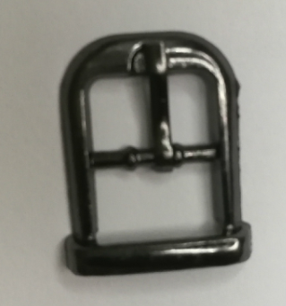 5#合金简约针扣方扣针扣要带皮带调节扣风衣腰带方形纽扣针扣