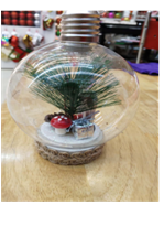 DC31-A10195 Christmas illuminated transparent ball Decorative ball can be DIYED, customized, freely combined and matched, and on-site sampling is supported details Picture