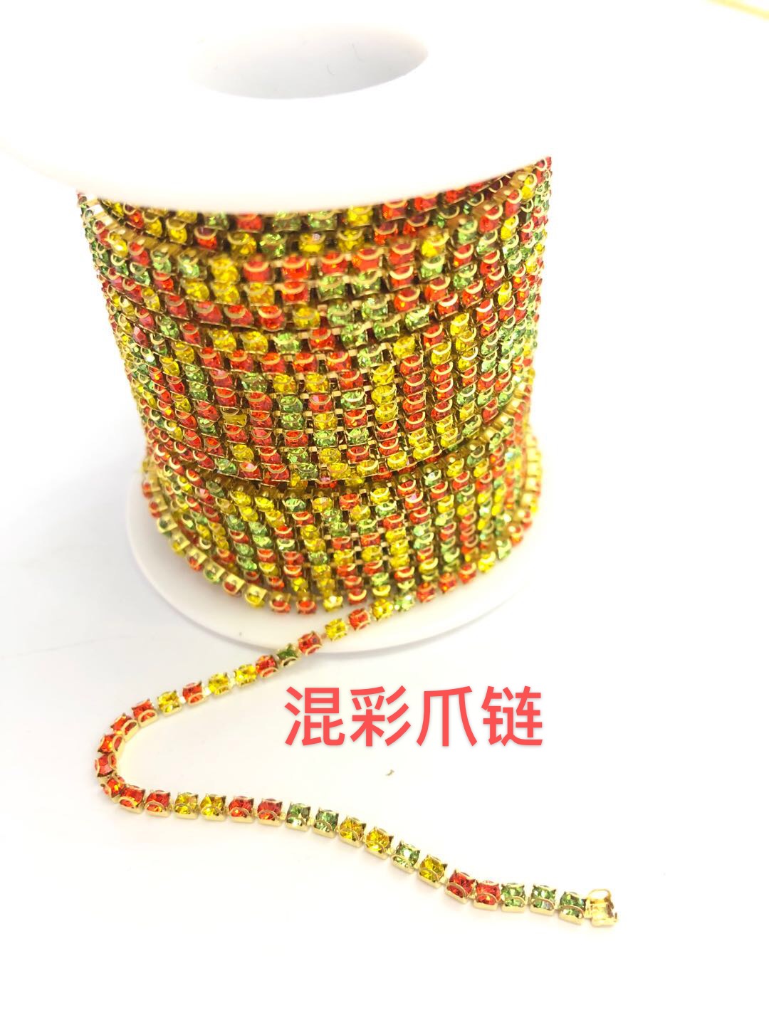 Mixed color claw chain code chain electroplated metal claw chain jewelry accessories DIY handmade jewelry details Picture