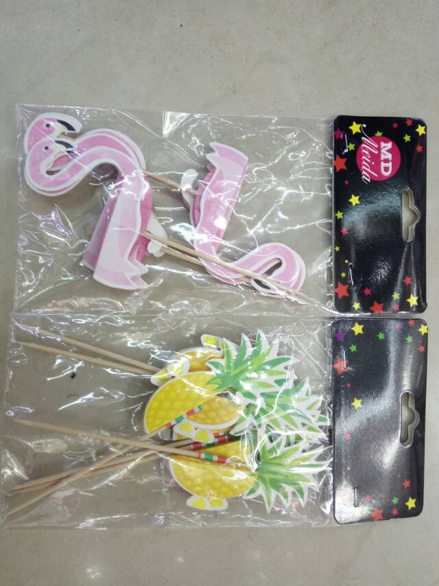 菠萝水果折纸牙签