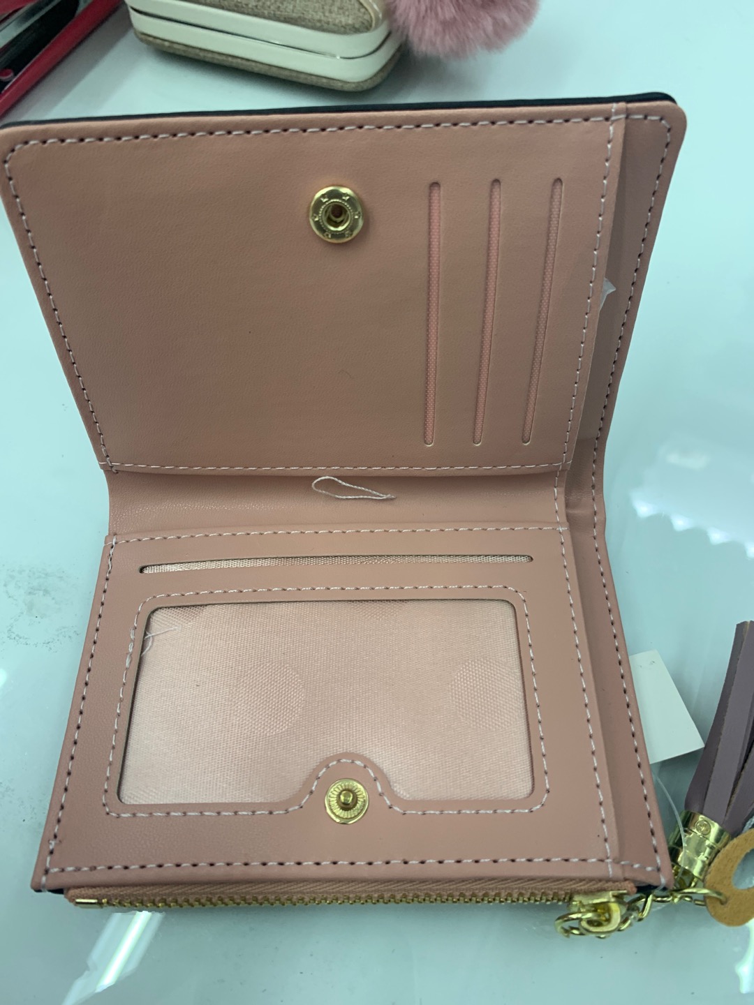 20 fold bag 2020 new fashion women's purse women's long style simple atmosphere Specification drawing