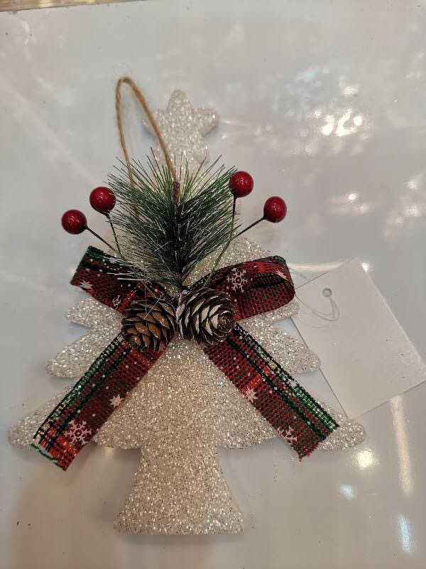 Donghuang Christmas Tree gold powder tree-shaped pendant