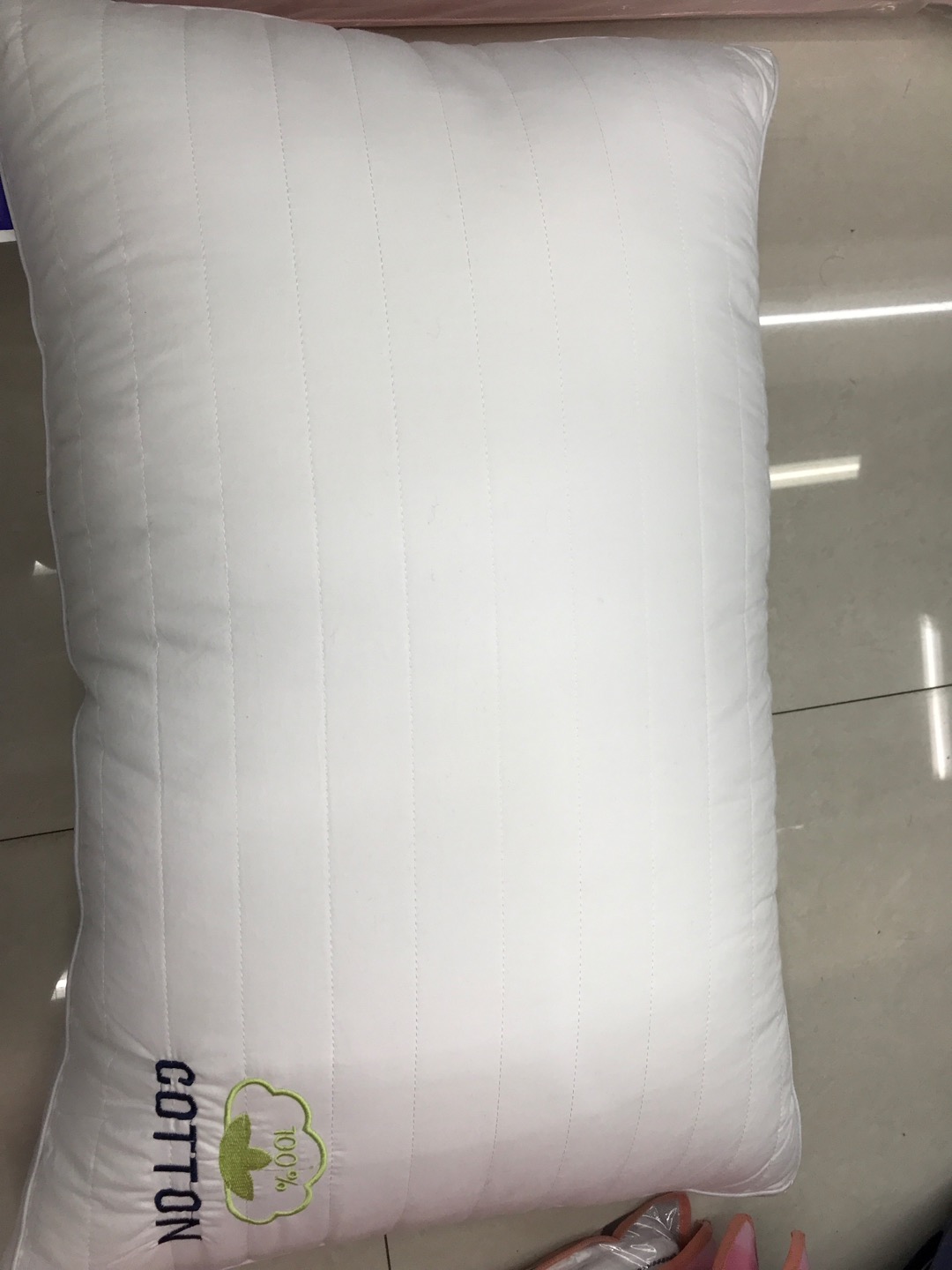 Solid Color Cotton High Elastic Pillow Core 48*75