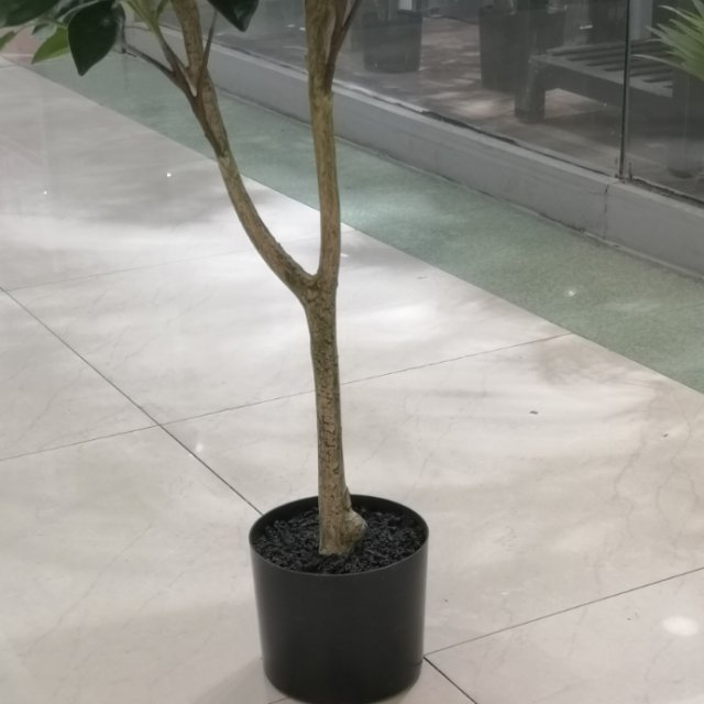 柠檬树橘子树仿真外贸出口仿真花装饰摆件现货批发细节图