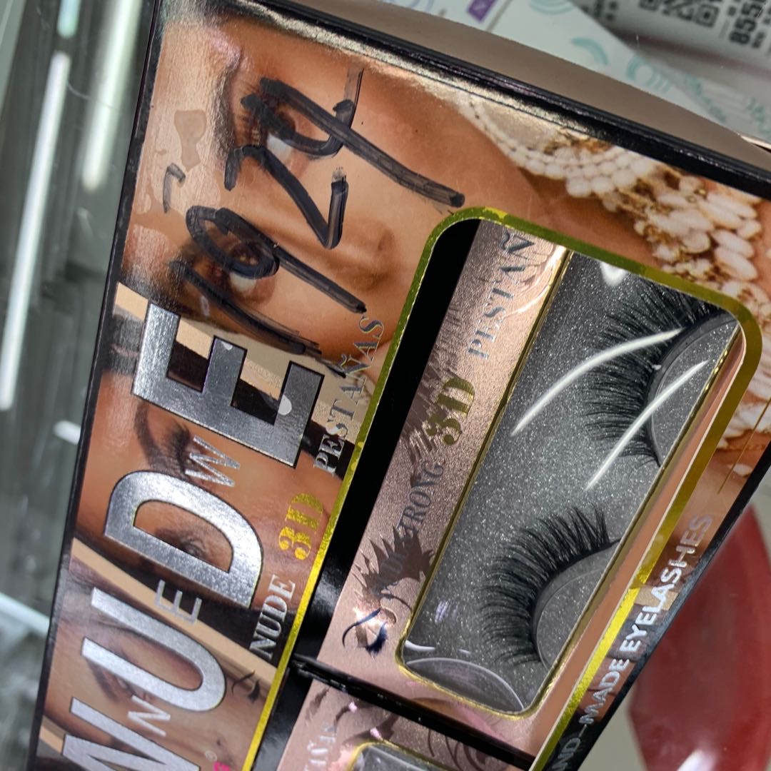 Eyelash Set 2 Pairs Fake Eyelashes Long Eyelashes Specification drawing