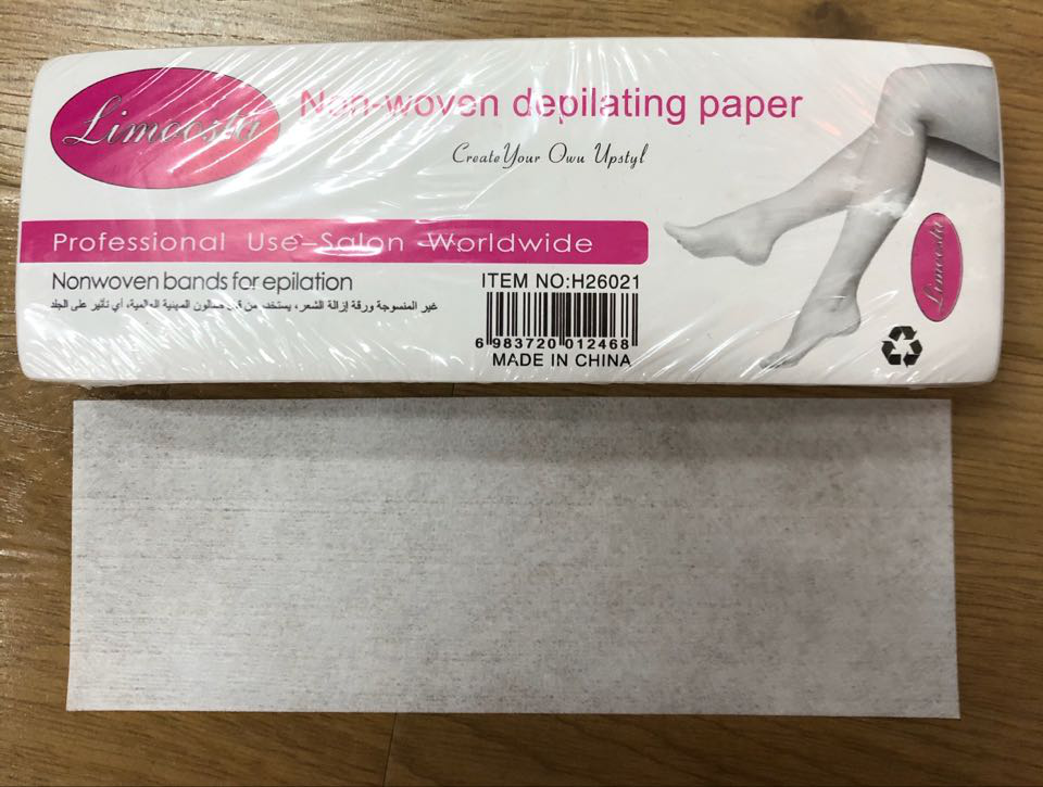 70克无纺布脱毛纸配合蜜蜡脱毛纸一次性专用脱毛片装图