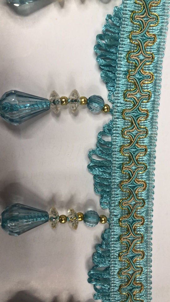 Curtain Lace Tassel Hanging Fringe Decorative Lace Curtain Curtain Head Decorative Accessories details Picture