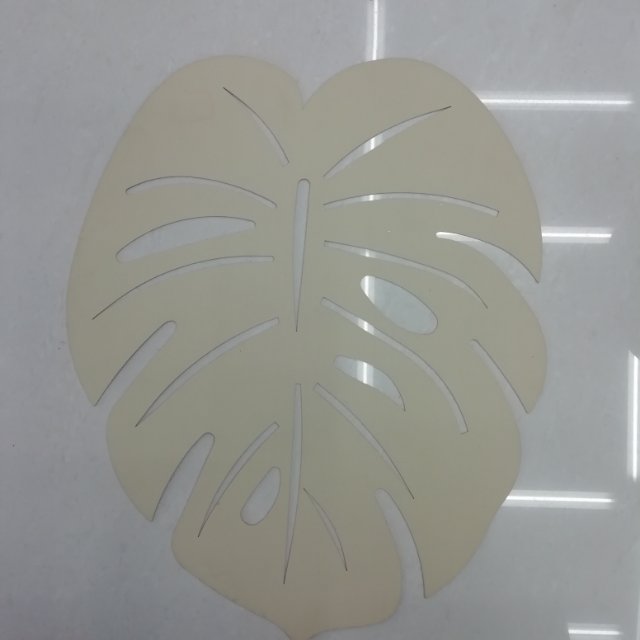 Leaf Placemat, Hollow Placemat, Turtle Back Placemat, Pvc Placemat, Environmentally Friendly Placemat Specification drawing