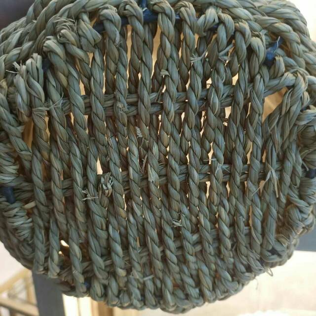 Qingling Craft Flower POTS, hand-held baskets, decorative flower vases, and straw woven small baskets as souvenirs Specification image