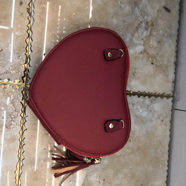 Love Purse Hand Bag Red Purse