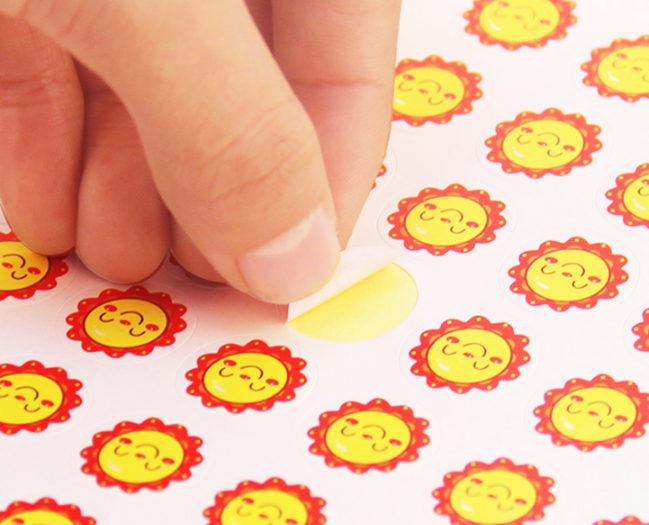 Huangcheng Stationery Office Culture Learning Stationery Sticker Sticker Star Sticker Children's Reward Sticker Little Red Flower Kindergarten Reward Sticker Praise Sticker Self-Discipline Table Specification drawing