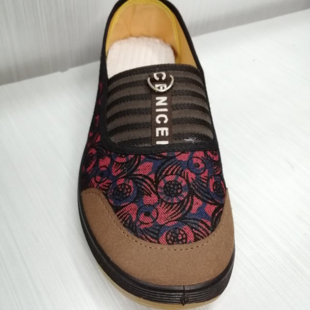 New Female Work Field Work Anti-Slip Wear-Resistant Soft Sole Single Shoe Rubber Shoes With Tendon Sole Shoes For The Elderly Specification drawing