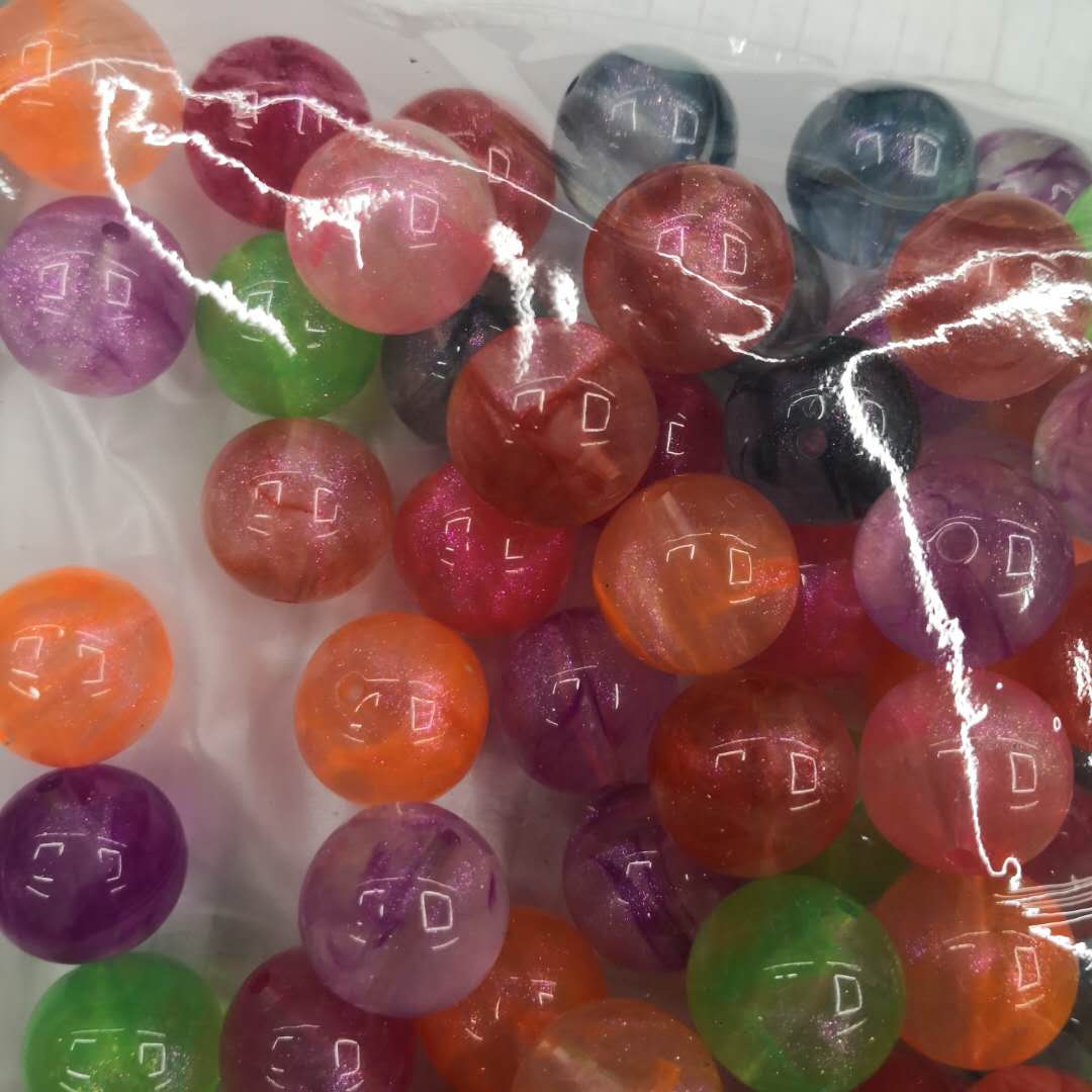 Acrylic Color Diy Jewelry Accessories Crystal Bead Curtain Positioning Bead Environmental Positioning Bead Hand-Beaded, E2515433