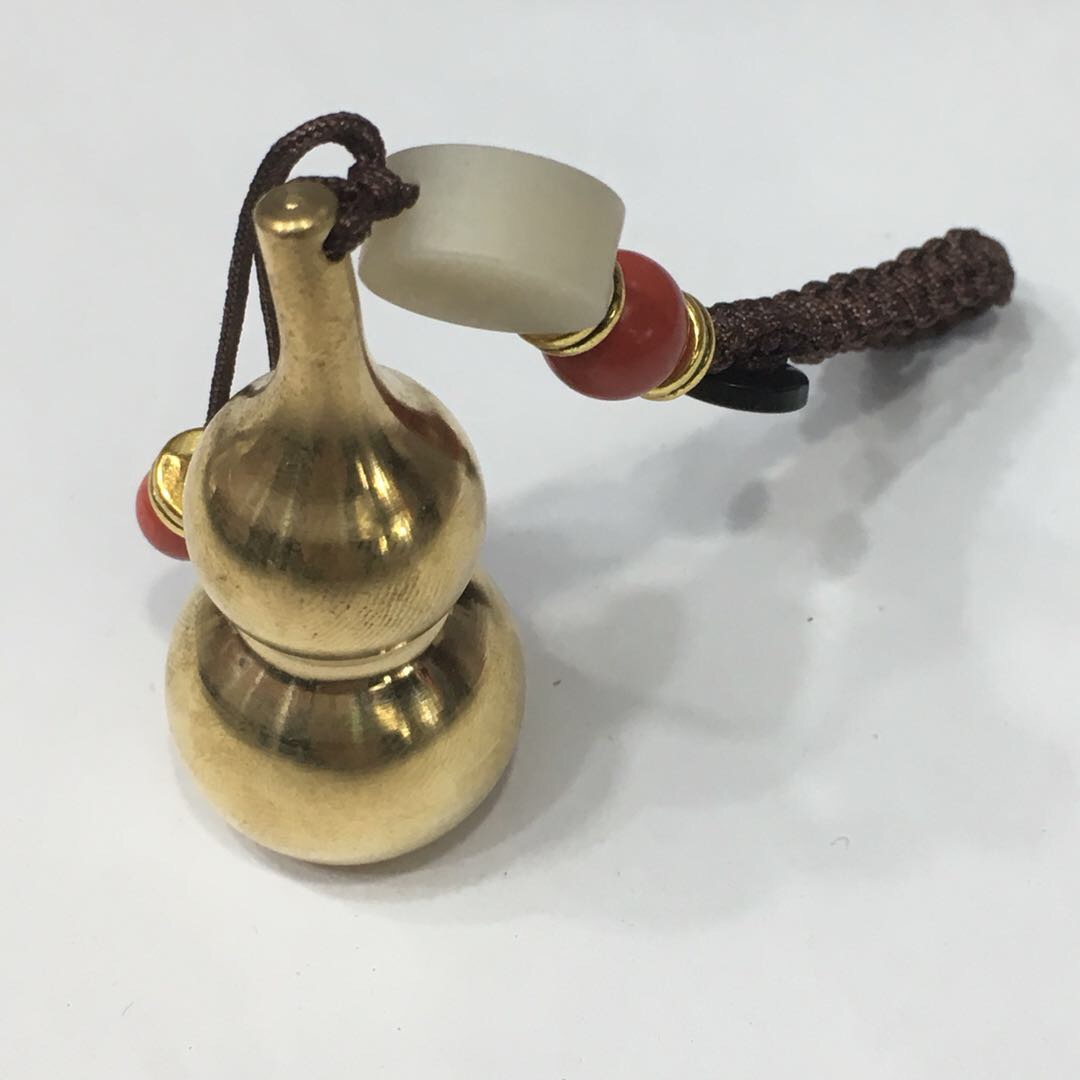 Creative and exquisite copper gourd decorative pendant for both men and women details Picture