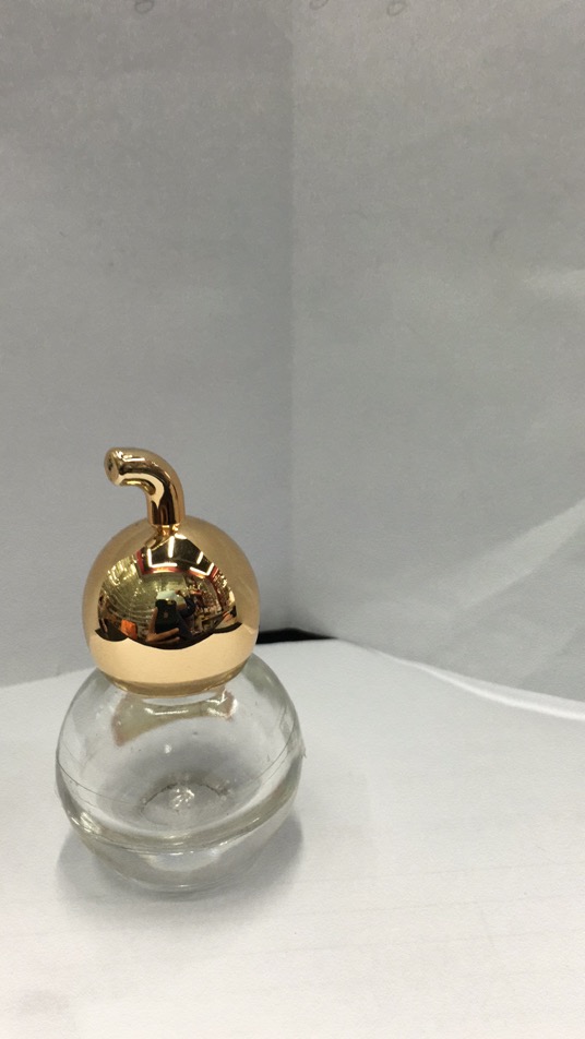 Nail polish bottle with apple cap, nail polish bottle with brush, liquid blush, portioned glass bottle, custom transparent nail polish bottle, cosmetic bottle