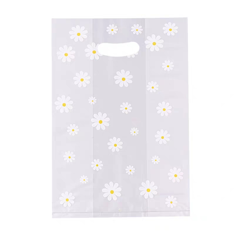 加厚烘焙面包袋打包袋一次性手提塑料袋子沙拉甜品外卖食品包装袋