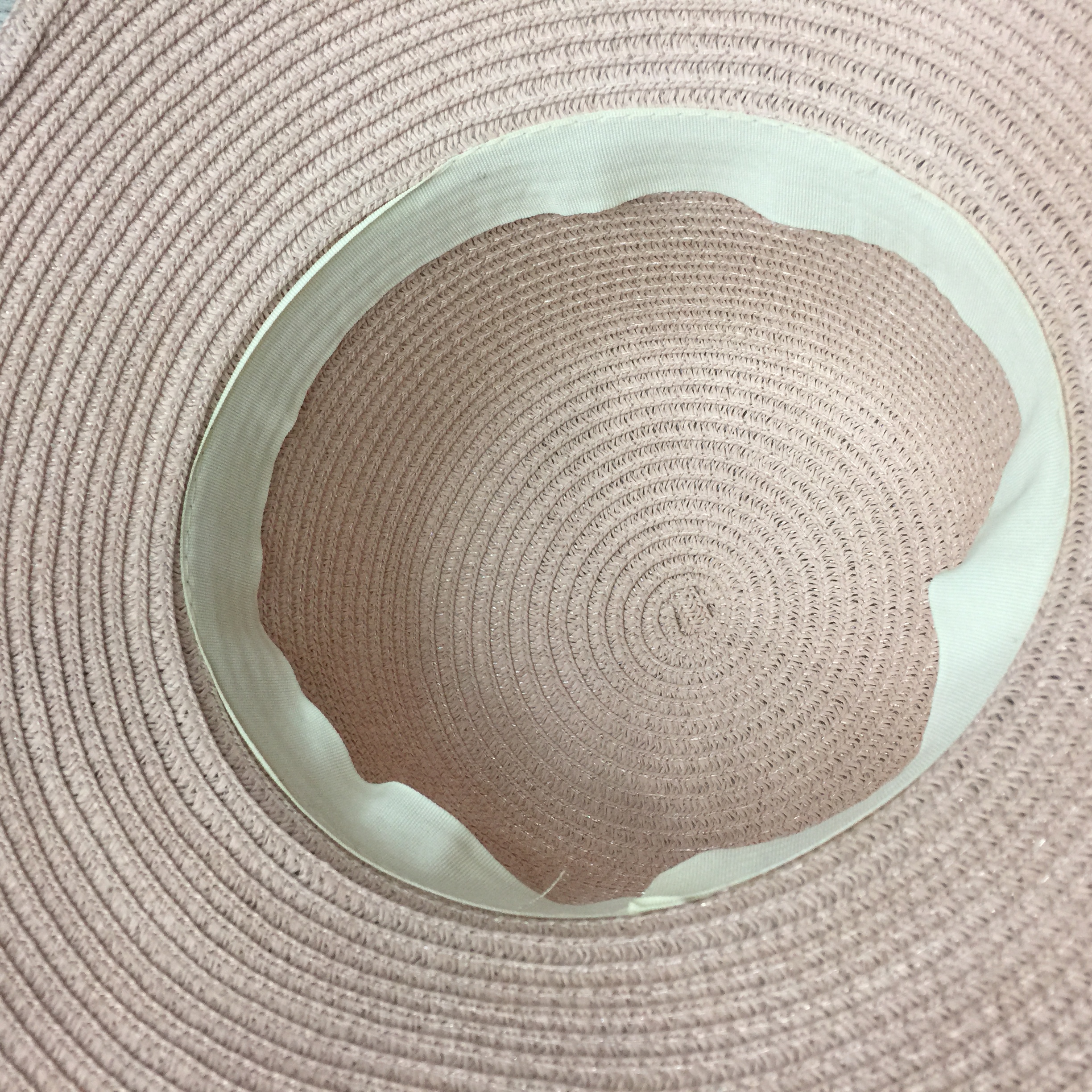 韩国帽子夏季优雅女士大方端庄蝴蝶结防晒遮阳草帽细节图