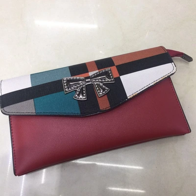 European And American Fashion Women's Purse New Women's Purse Leather Clutch Bag Long Multi-Card Clutch Bag