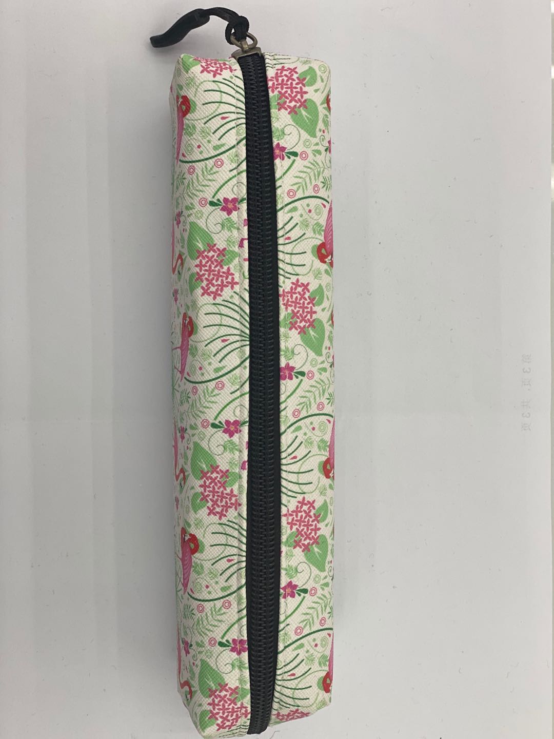 Flamingo Digital Square Bag Cool Cute Pencil Box Elementary School Kindergarten Pencil Box Pencil Bag Specification drawing