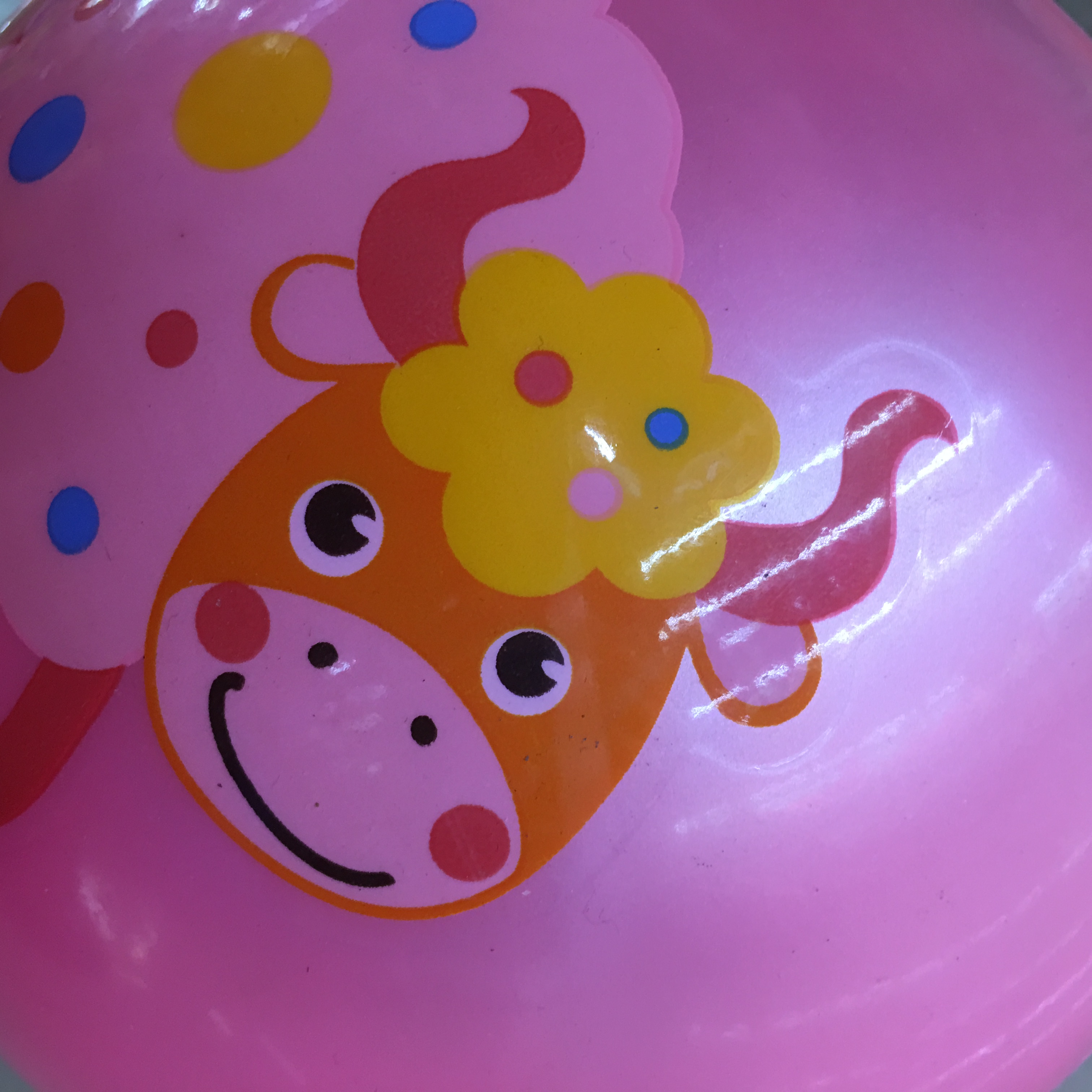 Leather Ball Children's Toys Kindergarten Special Elastic Pat Ball Non-Toxic Calf Ball Baby Home Specification drawing