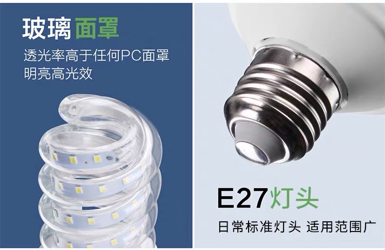 e27家用照明灯节能超亮灯螺口细节图