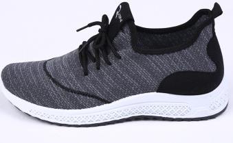 Cross-Border Super Light Plus Size Flying Woven Casual Elderly Shoes Mom Shoes Geometric Plaid Socks Women's Dancing Shoes Walking Shoes details Picture